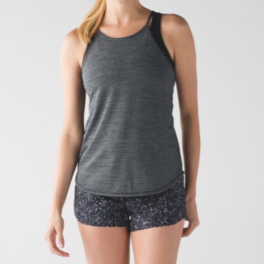 lululemon athletica Gray Tank Top